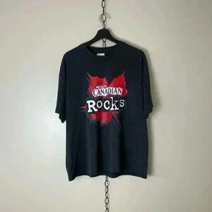 Vintage  Molson Canadian Rocks Beer T-shirt
